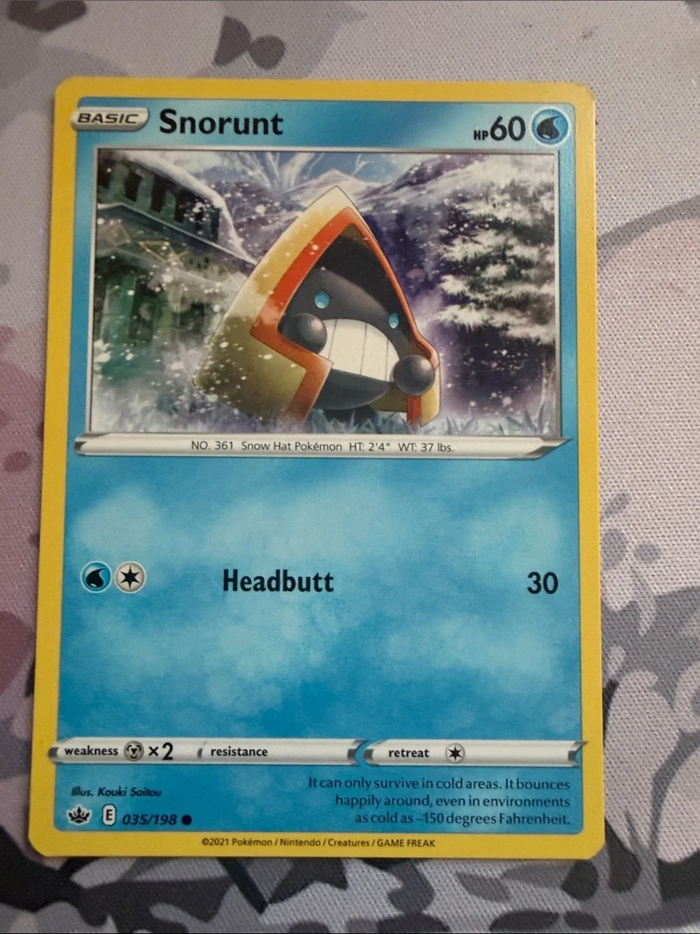 Snorunt & Glalie Evolution Collection Lot | 5 Pokémon Cards | ✨5/$25✨